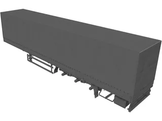 Kogel Trailer 3D Model preview