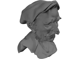 Peasant 3D Model preview
