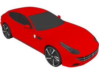Ferrari FF (2012) 3D Model preview