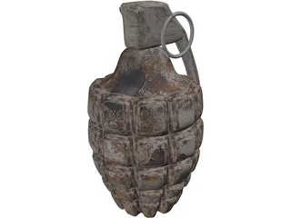 Grenade 3D Model preview