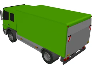 Mercedes-Benz Atego 1323L (2011) 3D Model preview