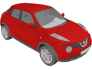 Nissan Juke (2011) 3D Model preview