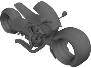 Connecting Rod Bike Concept 3D Model preview