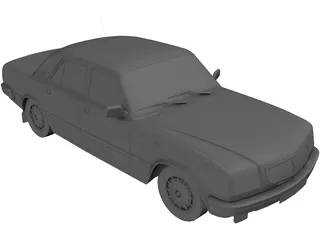 GAZ-3110 Volga (1996-2005) 3D Model preview