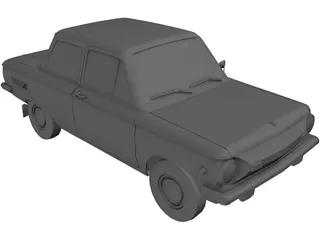 ZAZ-968M 3D Model preview