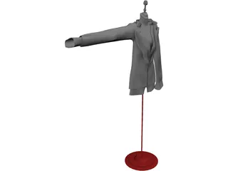 Stick Manikin 3D Model preview