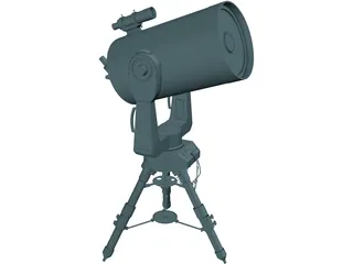 Telescope 3D Model preview