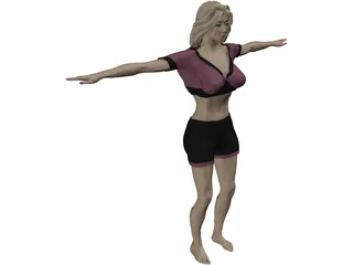 Woman 3D Model preview