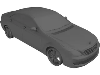 Mercedes-Benz S-Class (2006) 3D Model preview