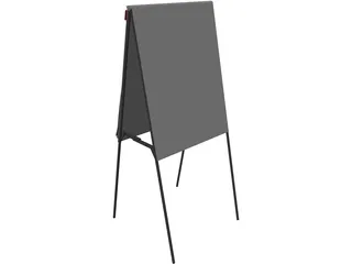 Flip Chart 3D Model preview