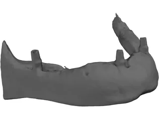 Dental Jaw 3D Model preview