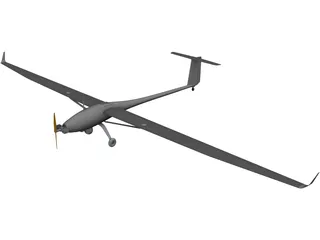 Motoglider 3D Model preview