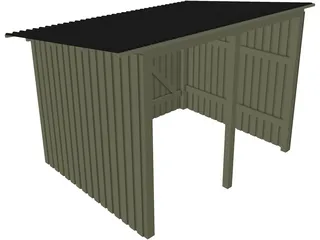 Shed 3D Model preview