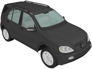 Mercedes-Benz M-Class 3D Model preview