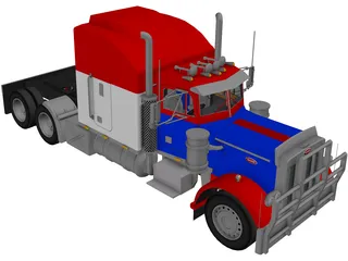 Peterbilt 379 RT (1999) 3D Model preview