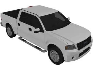 Ford F-150 Series (2004) 3D Model preview