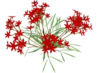 Flower 3D Model preview