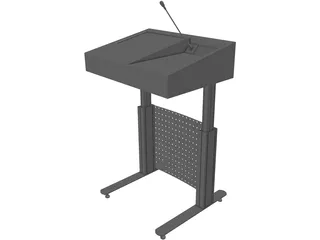 Talerstol 3D Model preview