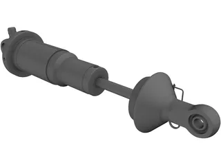 Penske Quarter Midget Shock 3D Model preview
