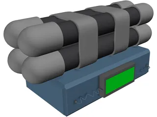Time Bomb 3D Model preview