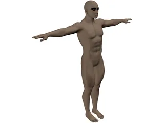 Man 3D Model preview