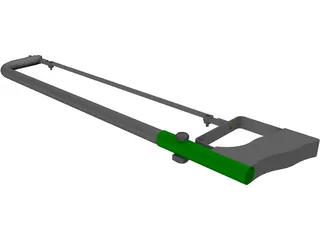 Hack Saw 3D Model preview
