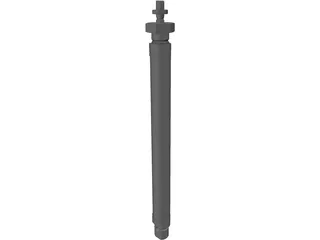 Cylinder Pneumatic 3D Model preview