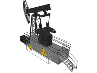 Oil Rocker 3D Model preview