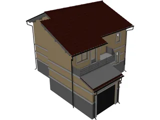 Cottage 3D Model preview