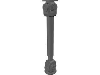 Cardan Shaft 3D Model preview