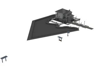 Villa 2000 3D Model preview