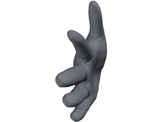 Human Hand 3D Model preview