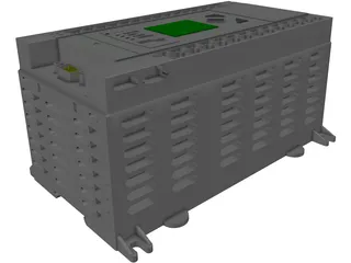 Allen-Bradley MicroLogix 1400 PLC 3D Model preview