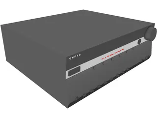 Onkyo TX-SR505E Amplifier 3D Model preview
