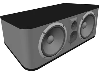 JBL-ES25C Center Speaker 3D Model preview