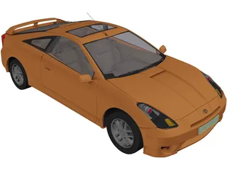 Toyota Celica (2009) 3D Model preview