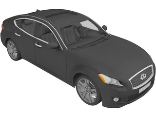 Infiniti M56S 3D Model preview