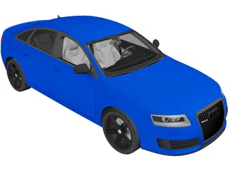 Audi RS6 (2008) 3D Model preview
