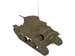 Fiat Ansaldo L6-40 3D Model preview