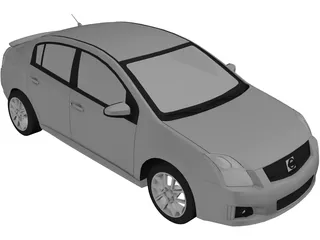 Nissan Sentra (2010) 3D Model preview