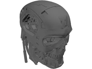 T800 Head 3D Model preview