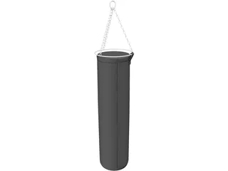 Punching Bag 3D Model preview