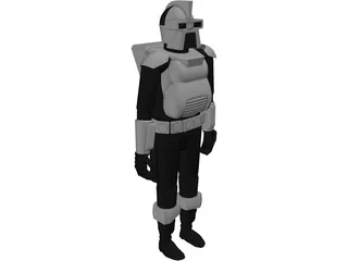 Cylon 3D Model preview