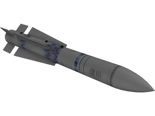 AIM-54 Phoenix Missile 3D Model preview