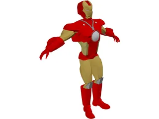 Iron Man 3D Model preview