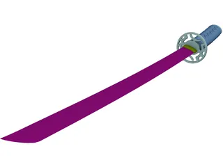 Katana 3D Model preview
