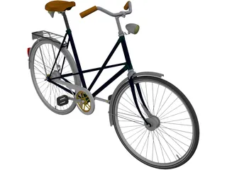 Bicycle 3D Model preview