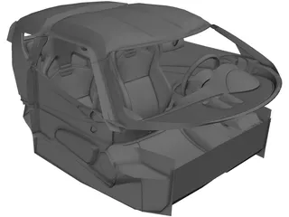 Interior Lotus Evora (2005) 3D Model preview