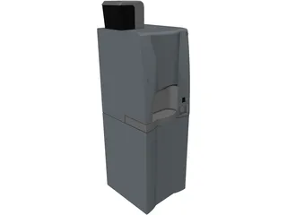 Brio Coffee Vending Machine 3D Model preview