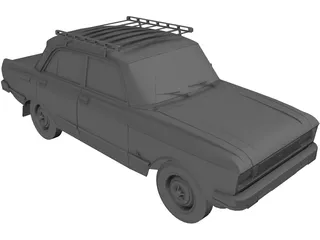 AZLK Moskvich 2140 SL 3D Model preview